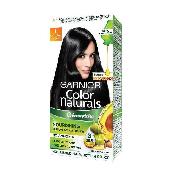Garnier Color Naturals Creme Hair color (1 Natural Black,130 gm)